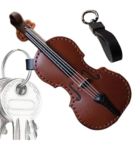 Amazon.co.jp: [MoonEmbassy] キーホルダー バイオリン ミニチュ